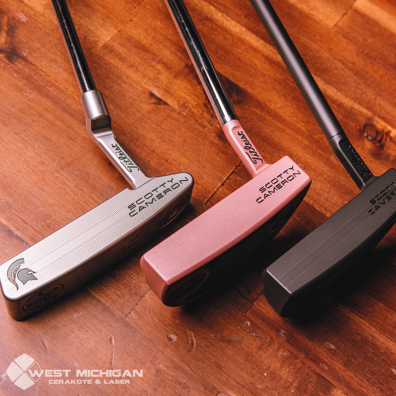 Putters Cerakoted using Armor Black | Cerakote