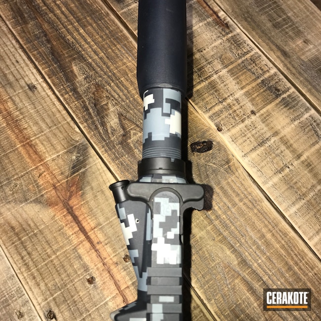 Cerakoted: S.H.O.T,Suppressed,MAGPUL® STEALTH GREY H-188,Ruger,Full Auto,Stormtrooper White H-297,Bull Shark Grey H-214,Machine Gun,SBR,Tactical Grey H-227,.300 Blackout