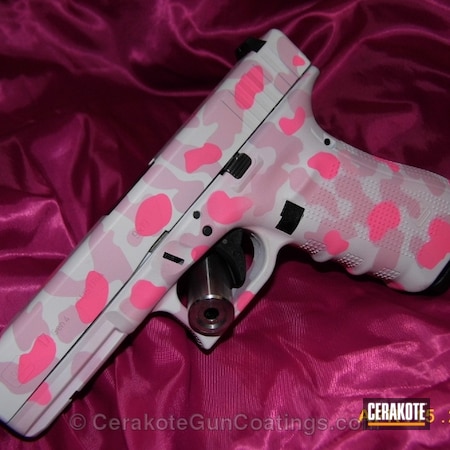 Powder Coating: Engraving,Bright White H-140,Glock,Bazooka Pink H-244,Ladies,Custom Camo,Prison Pink H-141
