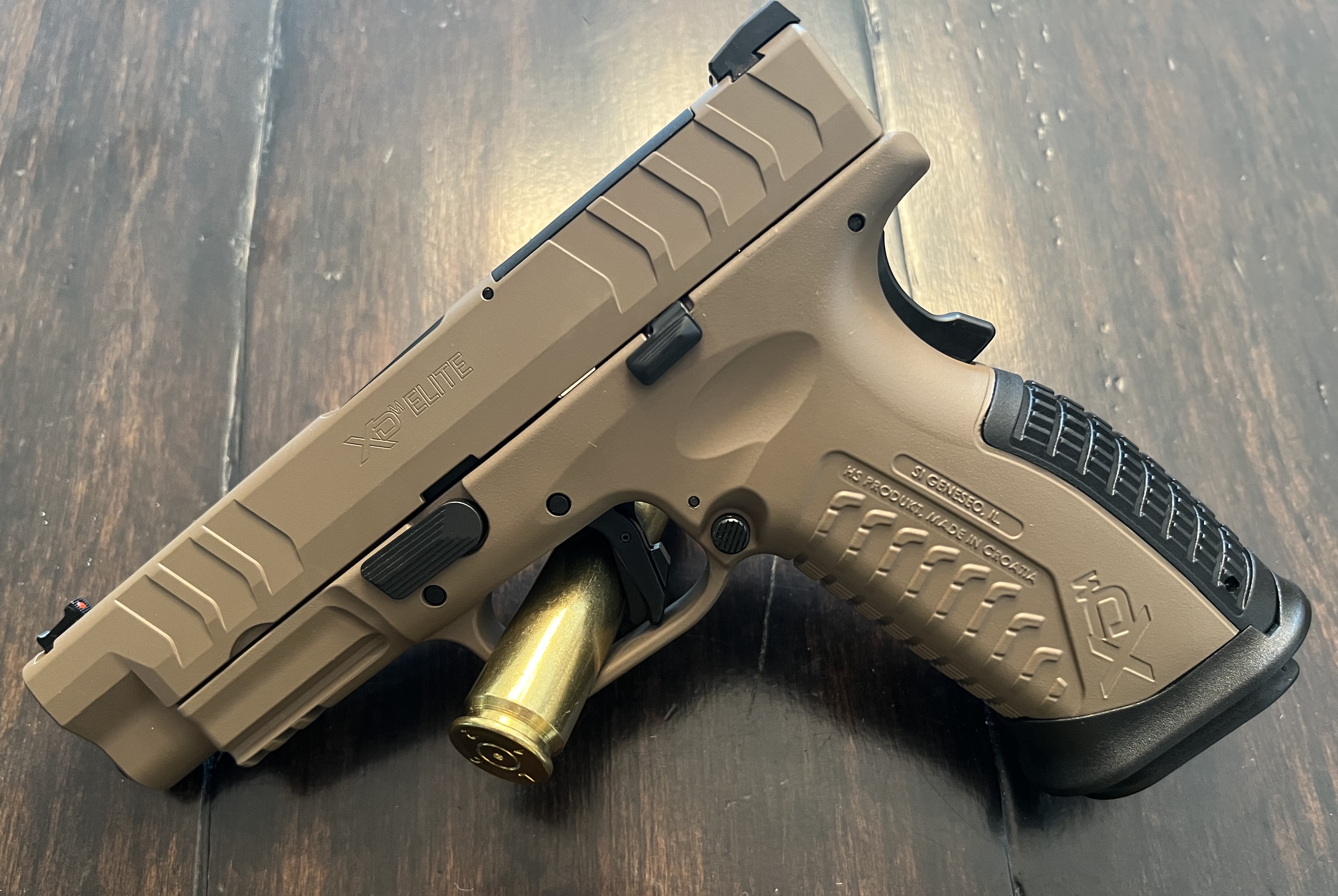 Springfield Armory XMD Cerakoted using M17 Coyote Tan | Cerakote