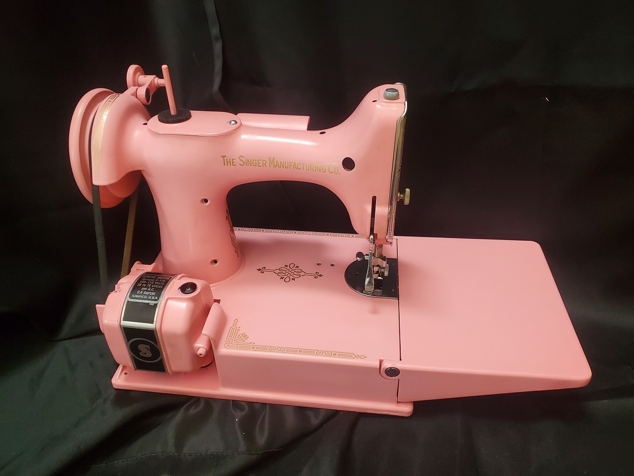 Pink Machine Ped Machine Pink Singer Sewing Machine
