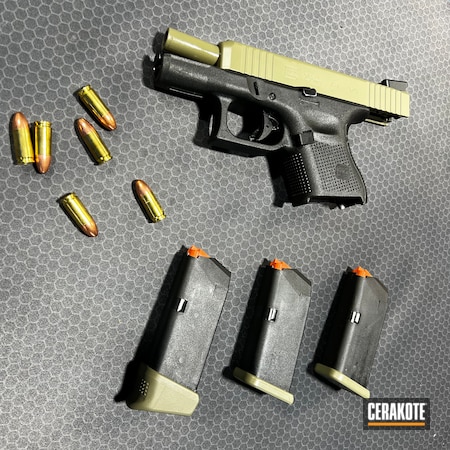 Powder Coating: HAZEL GREEN H-204,9mm,Glock,automatic,Knives,S.H.O.T,Pistol,G26,Automotive Parts