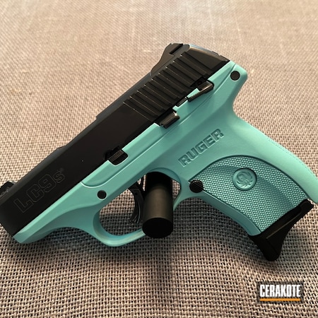 Powder Coating: 9mm,Ruger LC9S,BLACKOUT E-100,S.H.O.T,Ruger LC9,LC9S,Robin's Egg Blue H-175,Ruger