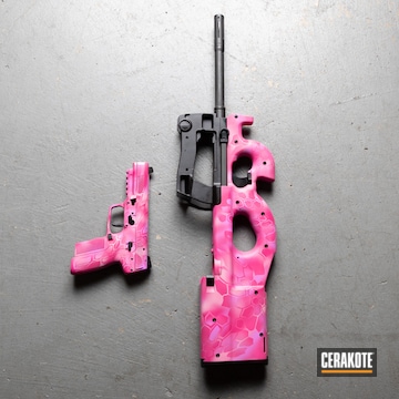 Cerakoted Using Bazooka Pink, Sig™ Pink And Prison Pink