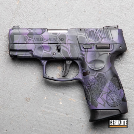 Powder Coating: Graphite Black H-146,Taurus Millenium G2,S.H.O.T,Pistol,Bright Purple H-217,SIG™ DARK GREY H-210,Taurus,Kryptek