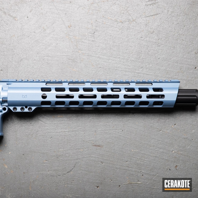 Cerakoted: S.H.O.T,AR Rifle,AR Build,POLAR BLUE H-326