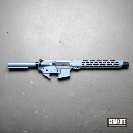 Powder Coating: AR Rifle,S.H.O.T,POLAR BLUE H-326,AR Build