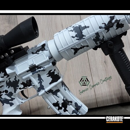 Powder Coating: Graphite Black H-146,AR Rifle,MULTICAM® DARK GREY H-345,S.H.O.T,Stormtrooper White H-297,Snow Camo