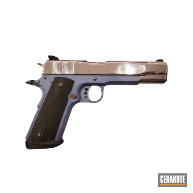Cerakoted: S.H.O.T,Pistol,Polar Blue 1911,1911,Remington,POLAR BLUE H-326