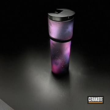 Tumbler Cerakoted Using Sig™ Pink, Wild Purple And Stormtrooper White