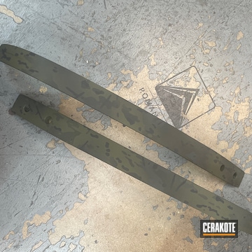 Camo Bow Project, Cerakoted Using Sniper Green, Sig™ Dark Grey And Graphite Black