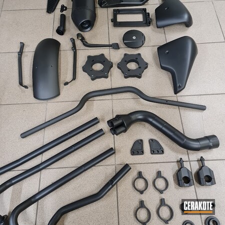 Powder Coating: Graphite Black H-146,CERAKOTE GLACIER BLACK C-7600,Motorcycles,Automotive,BMW