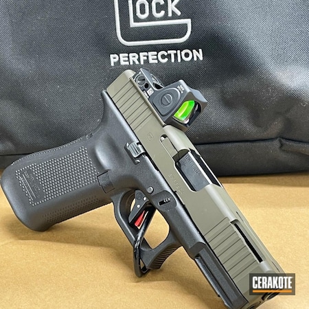 Powder Coating: Glock,Custom Slide,S.H.O.T,O.D. Green H-236