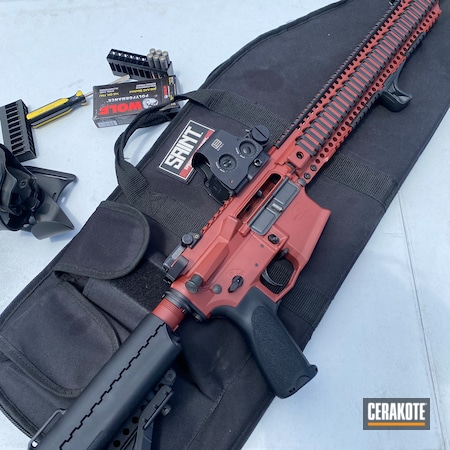 Powder Coating: Red,Custom Color,AR Rifle,S.H.O.T,AR15 BUILD,Flat Dark Red,SIG™ DARK GREY H-210,FIREHOUSE RED H-216