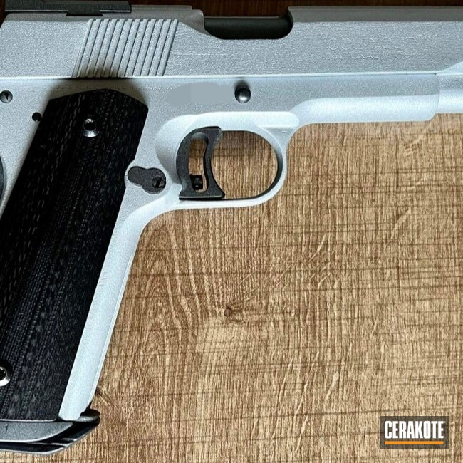 Cerakoted: S.H.O.T,Colt,Colt 1911,Tungsten H-237,Satin Aluminum H-151,Pistol,1911