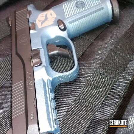 Powder Coating: Graphite Black H-146,Satin Aluminum H-151,Handguns,Blue Titanium H-185