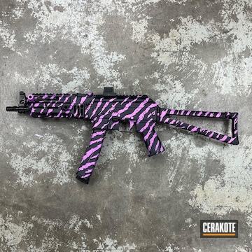 Kalashnikov Usa Kp9 In Tiger Stripe Cerakoted Using Purplexed And Graphite Black