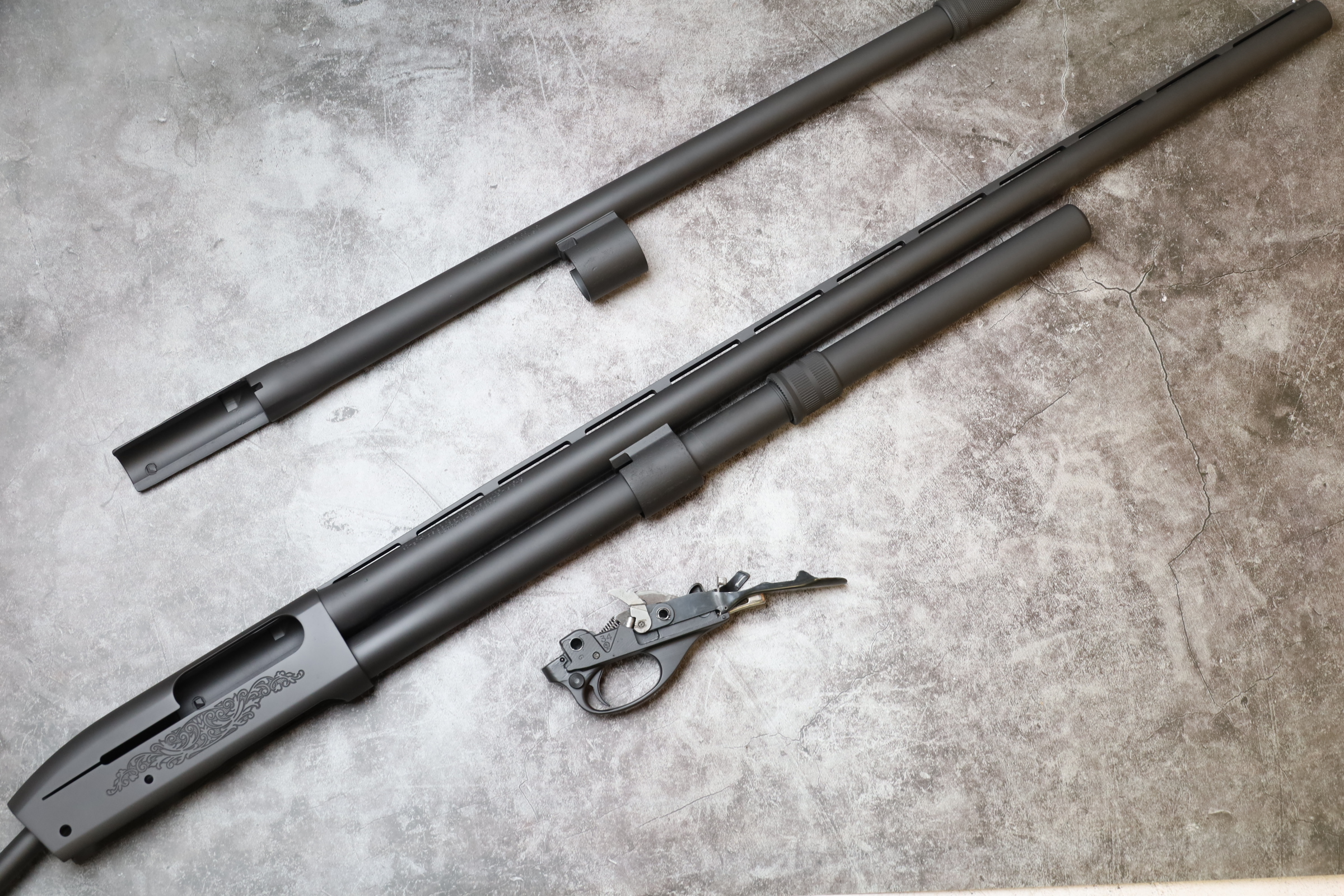 Remington 1100 Cerakoted using Graphite Black | Cerakote