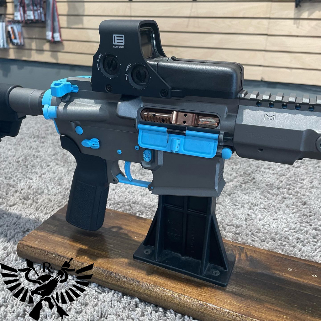 Blue Raspberry Cerakote AR Cerakoted using Stainless and Blue Raspberry | Cerakote