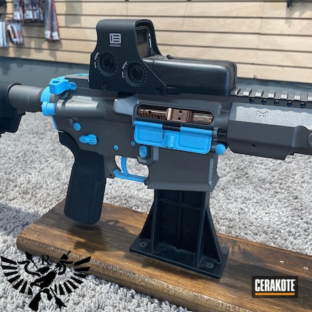 Powder Coating: BLUE RASPBERRY H-329,S.H.O.T,AR15 BUILD,Stainless H-152,Rifle