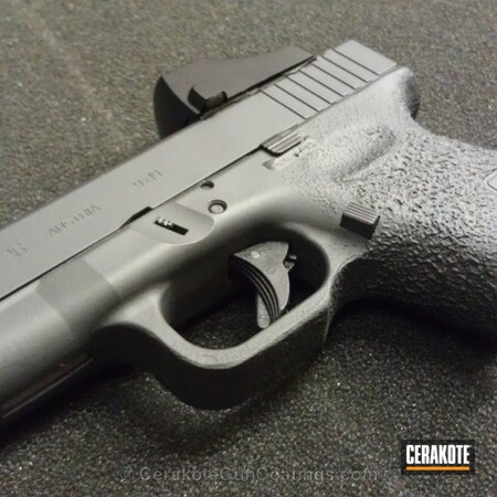 Powder Coating: Glock,Handguns,Sniper Grey H-234,Sniper Grey,Stippled