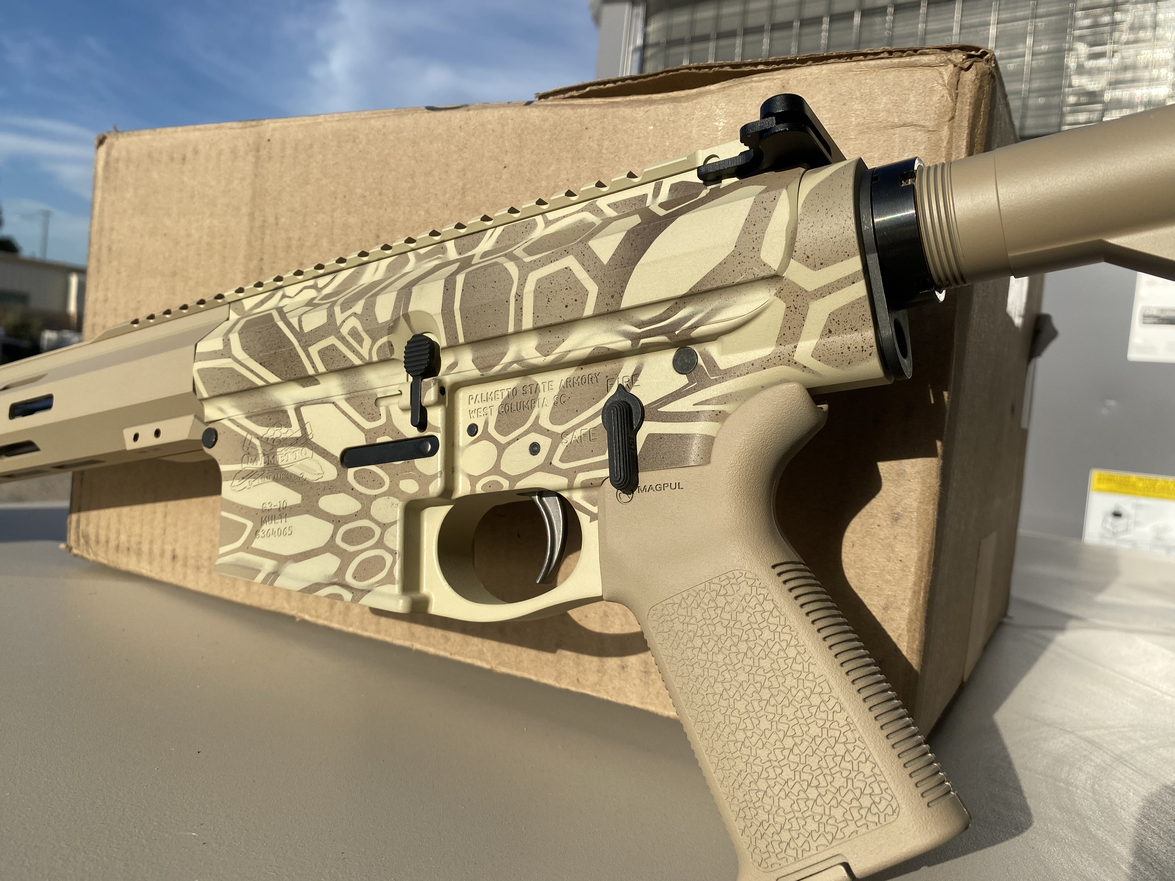 Kryptek coated with Chocolate Brown, Springfield® FDE and Desert Sand ...