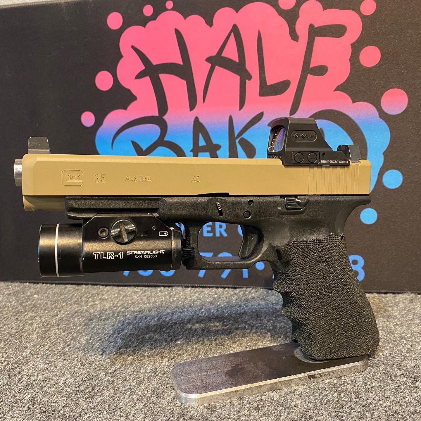 Glock 34 Cerakoted using Coyote Tan | Cerakote