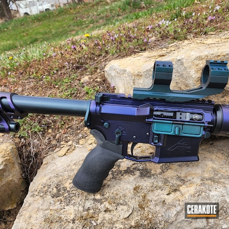 Powder Coating: Cerakote FX SHIVER FX-108,AR Rifle,S.H.O.T,Cerakote FX MYSTIQUE FX-105