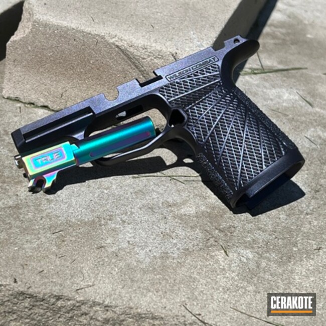 Cerakoted Sig Sauer P365 Frame In Fx-105 And H-146