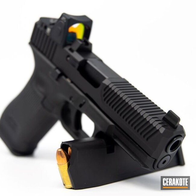 Maple Leaf 5x/mk1 Slide On Glock 45 Frame - Armor Black