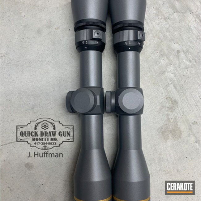 Springfield® Grey, High Gloss Armor Clear And Shimmer Aluminum Scopes