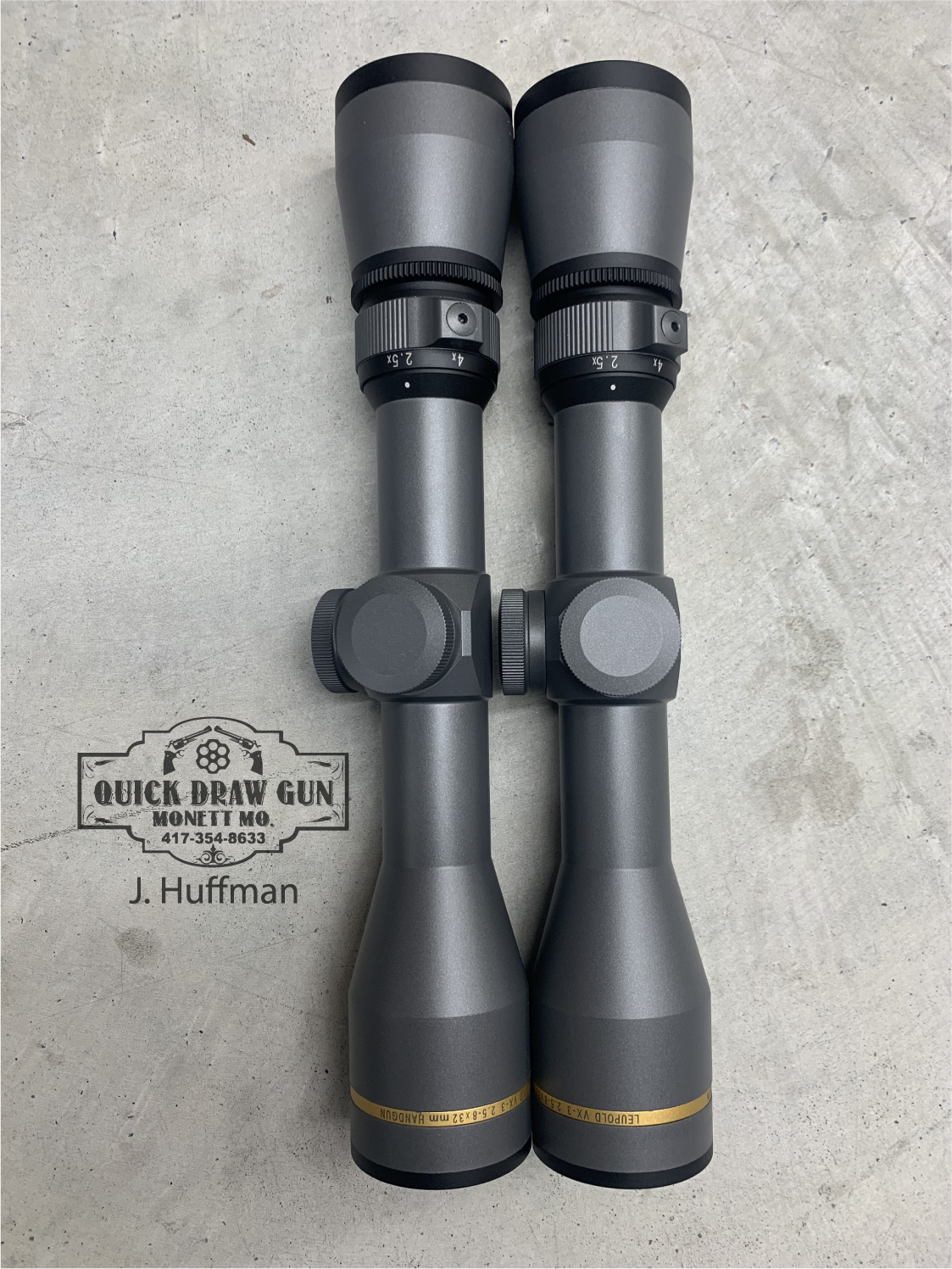 Scopes coated in a Springfield® Grey, High Gloss Armor Clear and ...