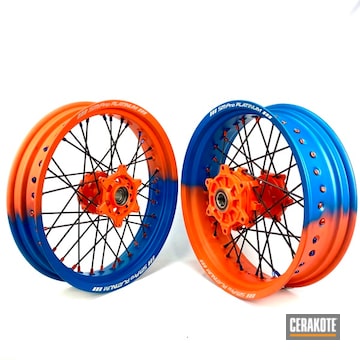 Cerakoted Customwheels In H-169 And H-128