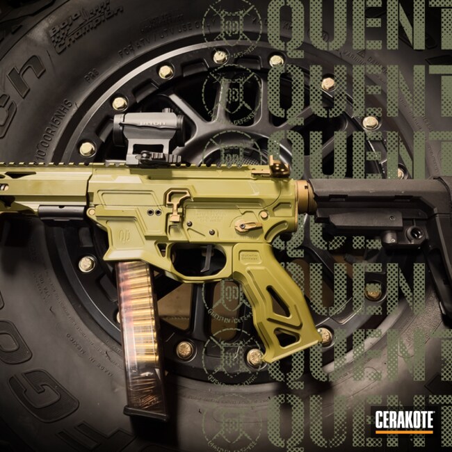 Arq-9 Pistol 9mm Ar Coated In Noveske Bazooka Green W/ Burnt Bronze Accents