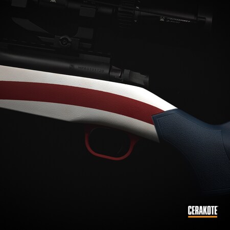 Powder Coating: Stars,KEL-TEC® NAVY BLUE H-127,Stormtrooper White H-297,USA,American Flag Theme,1776,Firearms,RUBY RED H-306,American Flag,Stars and Stripes