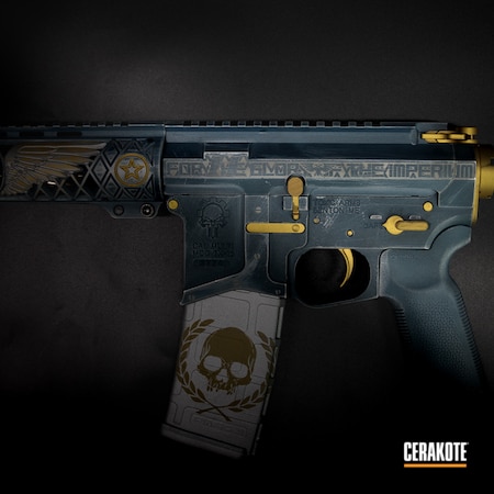 Powder Coating: Space Blaster,Space Marines,S.H.O.T,For the Glory,Imperium,Gold H-122,Blue Titanium H-185,Blaster,Unique AR Custom Handguard,Unique-Ars,Laser Engraving,Crushed Silver H-255,Skull