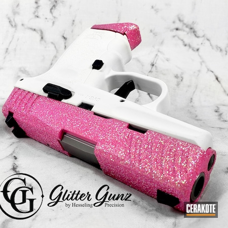 Powder Coating: Pink,Accents,S.H.O.T,DVG-1,Glitter Gun,Sparkles,Sparkle,Glitter,SCCY,SCCY Industries,Prison Pink H-141