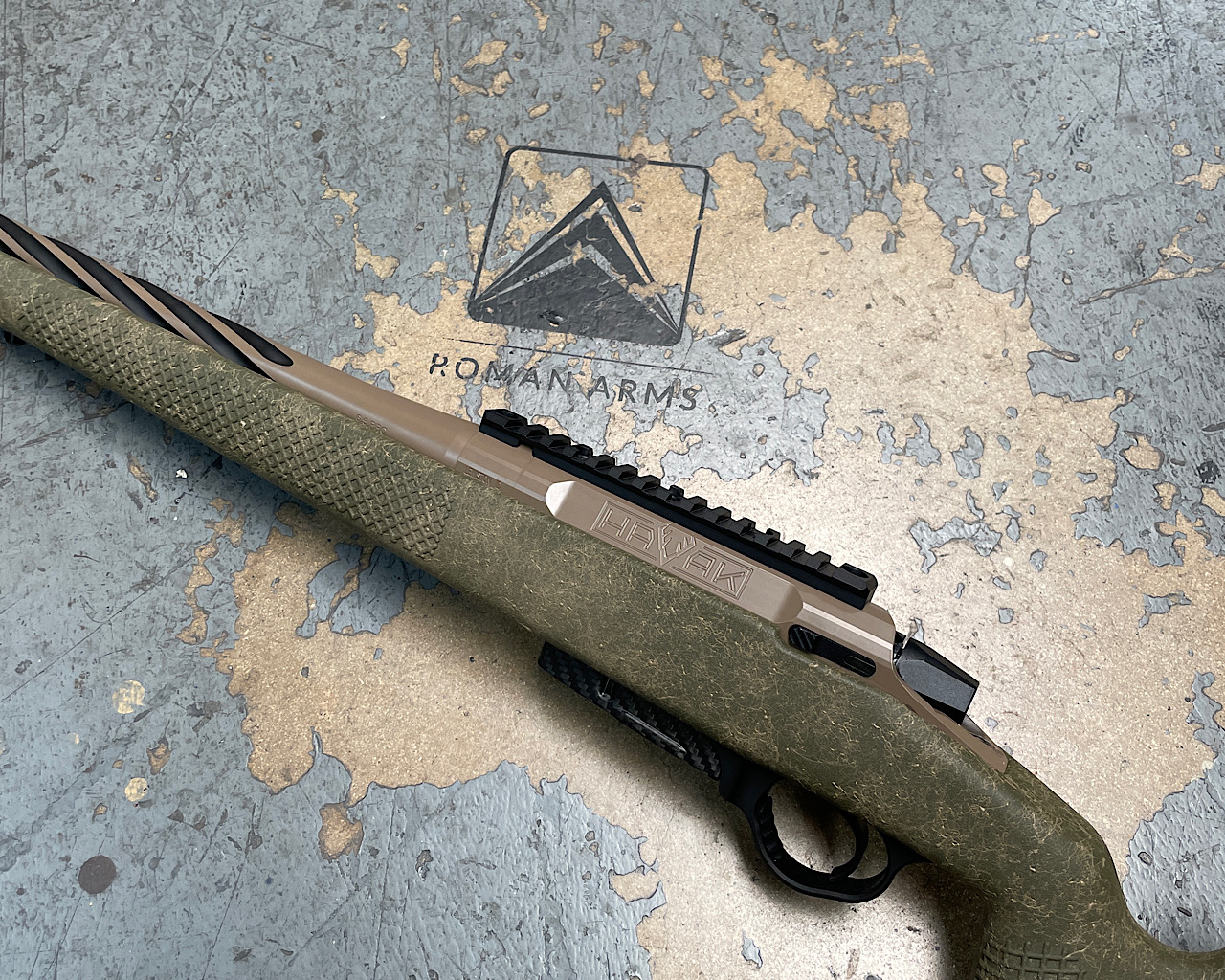 Havco Texture Textured Bolt Action Rifle Featuring a M17 Coyote Tan, Coyote Tan ...