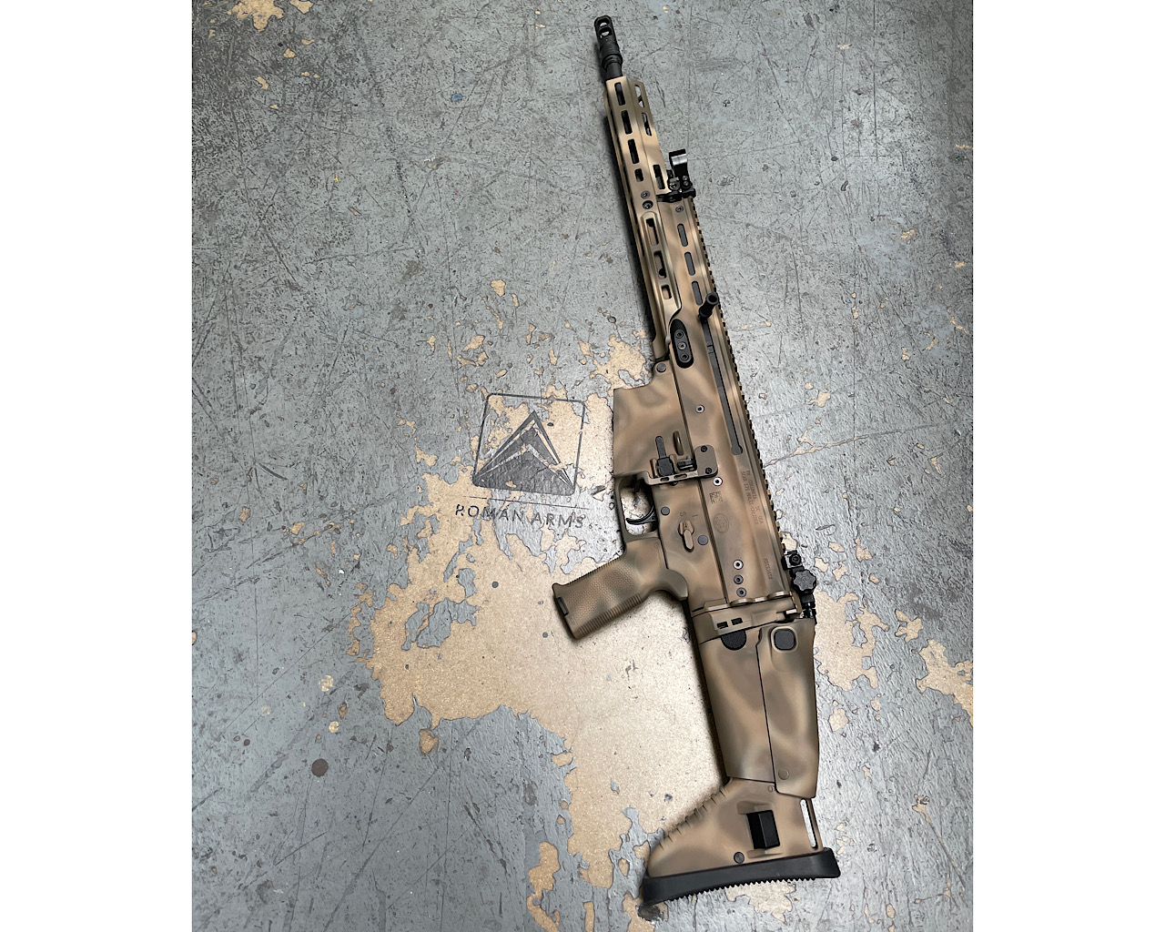 Cerakote Freehand Camo FN SCAR | Cerakote