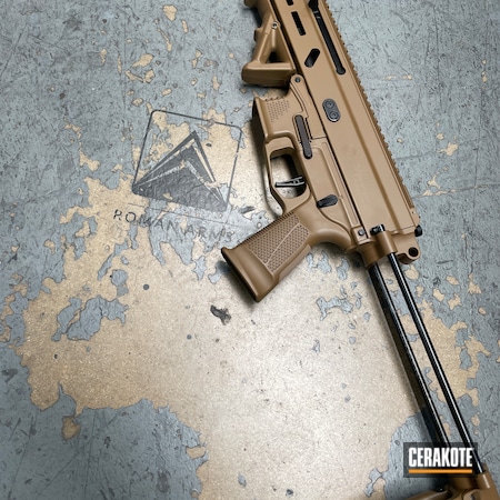 Powder Coating: 9mm,S.H.O.T,Pistol,Stribog,Collapsible Stock,Grand Power,TROY® COYOTE TAN H-268
