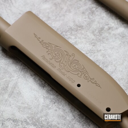 Powder Coating: Shotgun,S.H.O.T,Remington,Flat Dark Earth H-265,Remington 1100