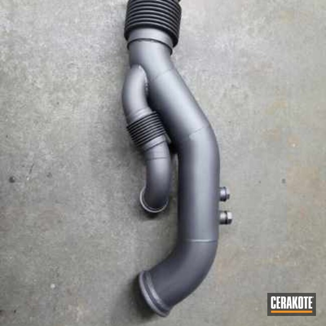 Cerakoted: Cerakote,Pipes,Turbo Pipe,Tungsten V-167,Automotive