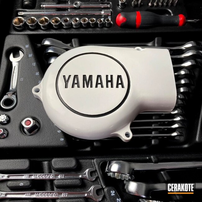 Yamaha Motorcycle Engine Cover In H-297 And H-146