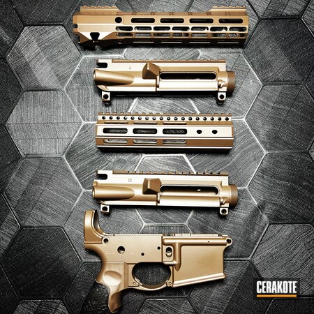 Powder Coating: Chocolate Brown H-258,AR Rifle,S.H.O.T,AR15 Builders Kit,Rifle