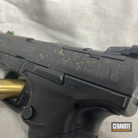 Powder Coating: S.H.O.T,Splatter,Walther,Armor Black H-190,Walther PPQ,Burnt Bronze H-148