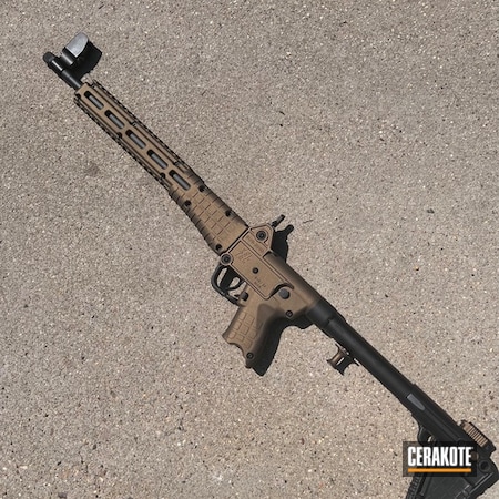 Powder Coating: 9mm,AR Rifle,S.H.O.T,Kel-Tec SUB-2000,Burnt Bronze H-148