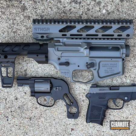 Powder Coating: Conceal Carry,Graphite Black H-146,S.H.O.T,Revolver,SIG™ DARK GREY H-210,AR-15