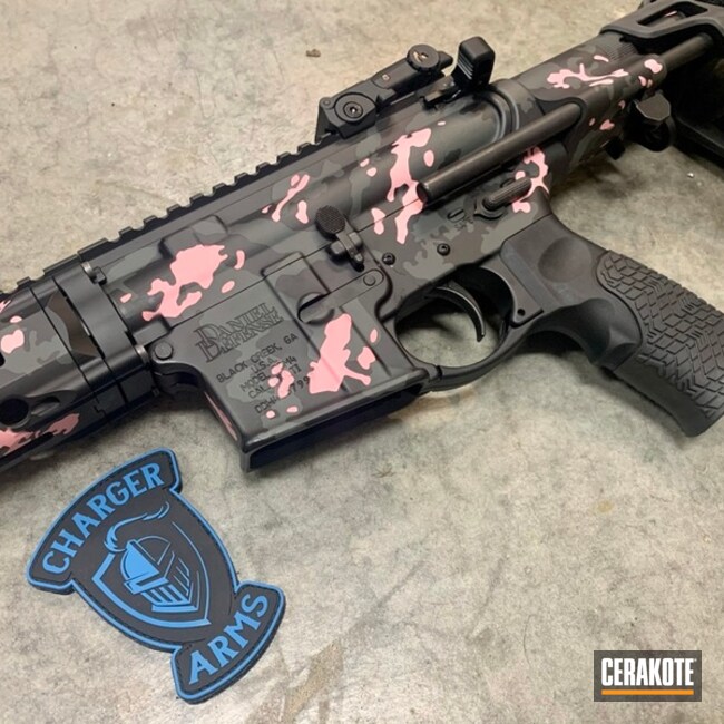 Cerakoted Bazooka Pink, Sig™ Dark Grey And Graphite Black S.h.o.t