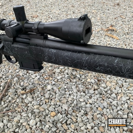 Powder Coating: Graphite Black H-146,S.H.O.T,Remington 700,Sniper Rifle,Leupold