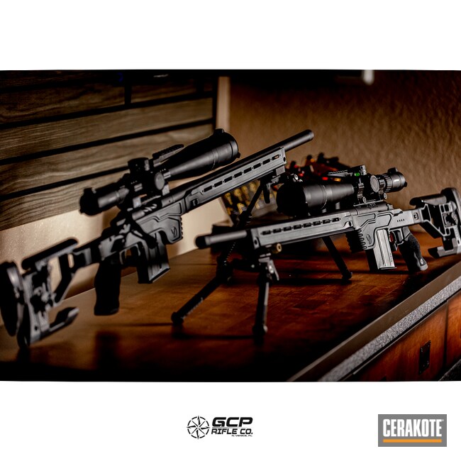 Cerakoted: S.H.O.T,Sniper Grey H-234,Precision Rifle,Sniper Rifle,Chassis